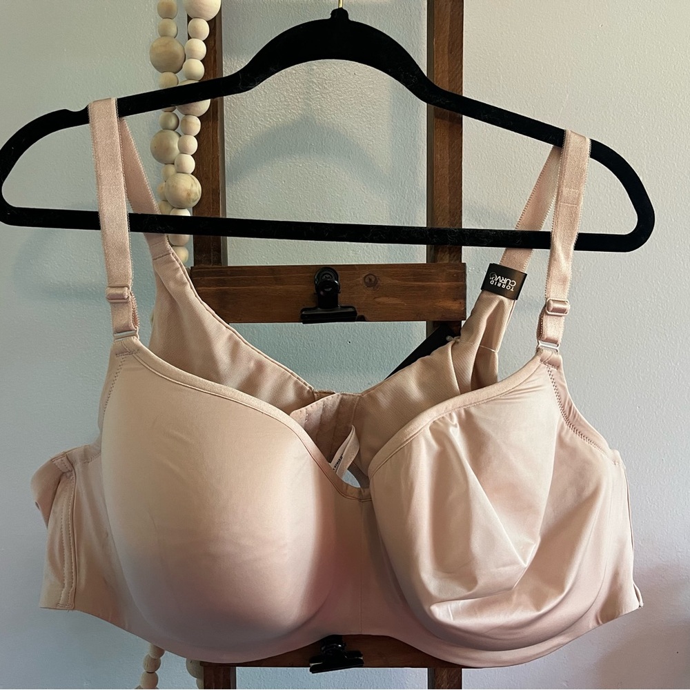 Torrid Curve Rose Dust Lightly Lined T-Shirt Bra Women’s Size 52B NEW